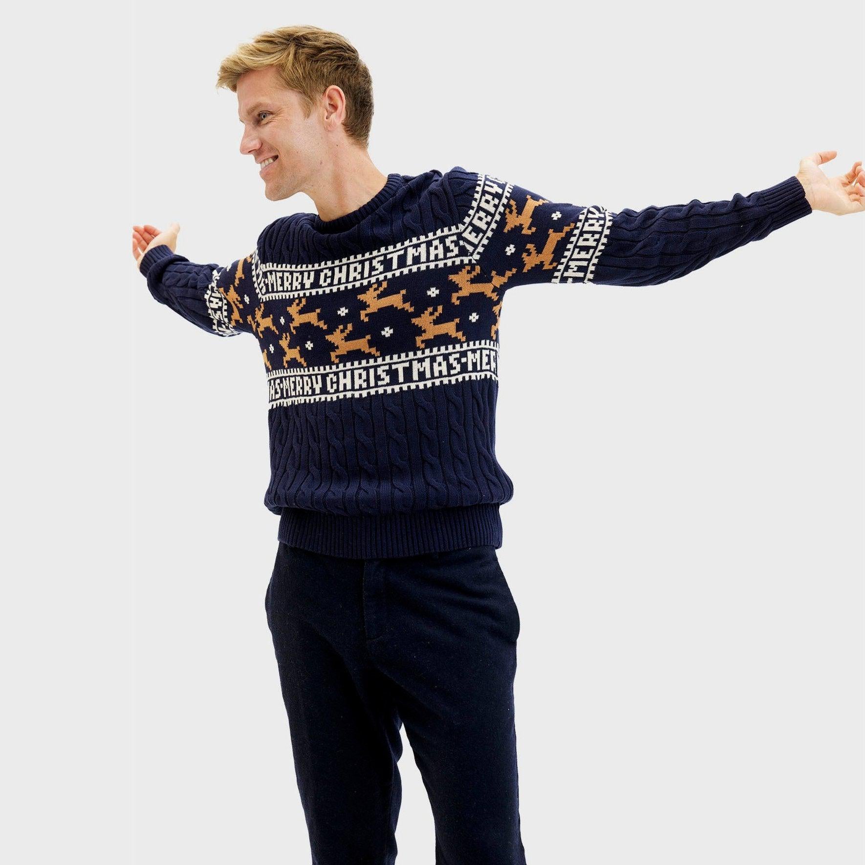 Le Pull De Noël Élegant - Homme.